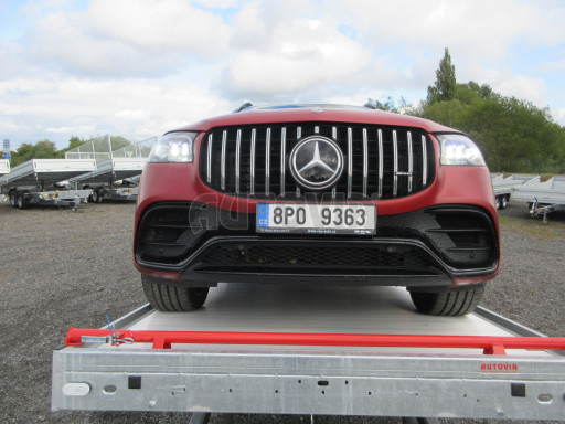 Plato pro převoz velkých vozidel JMB 3,5T B3 5,50x2,09 ALU kola č.10