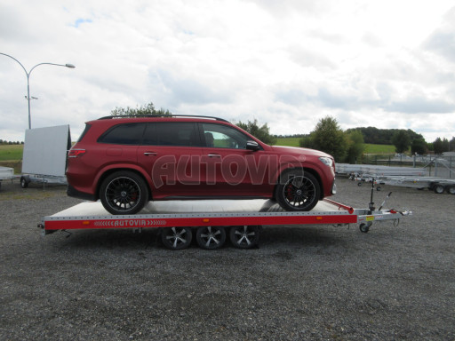 Plato pro převoz velkých vozidel JMB 3,5T B3 5,50x2,09 ALU kola č.16