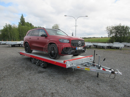 Plato pro převoz velkých vozidel JMB 3,5T B3 5,50x2,09 ALU kola č.17