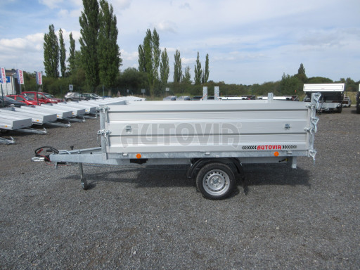 Sklápěcí přívěs VER SK 1,8T 2,65x1,55/0,30 el. nástavba č.4