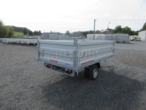 Sklápěcí přívěs VER SK 1,8T 2,65x1,55/0,30 el. nástavba č.7