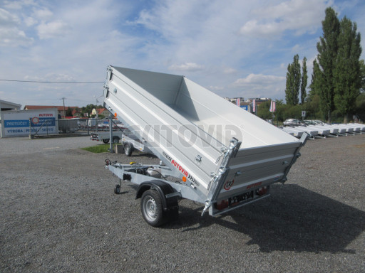 Sklápěcí přívěs VER SK 1,8T 2,65x1,55/0,30 el. nástavba č.13