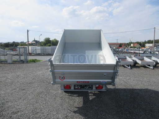 Sklápěcí přívěs VER SK 1,8T 2,65x1,55/0,30 el. nástavba č.14
