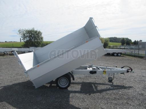 Sklápěcí přívěs VER SK 1,8T 2,65x1,55/0,30 el. nástavba č.22