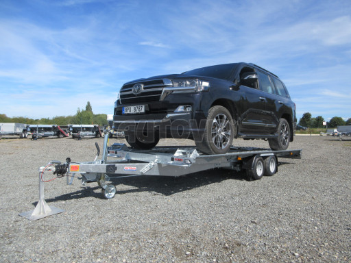 Sklápěcí přívěs pro přepravu aut BET 47 3,0T 4,70 x 2,02 č.16