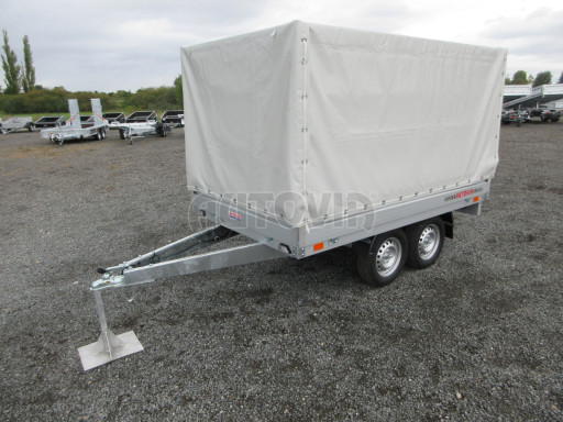 Dvounápravový přívěs s plachtou ZV 22 750kg N2 2,55x1,50/1,35