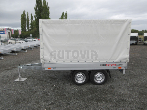 Dvounápravový přívěs s plachtou ZV 22 750kg N2 2,55x1,50/1,35