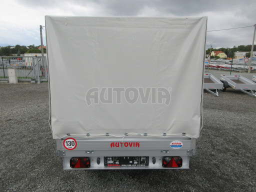 Dvounápravový přívěs s plachtou ZV 22 750kg N2 2,55x1,50/1,35