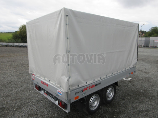 Dvounápravový přívěs s plachtou ZV 22 750kg N2 2,55x1,50/1,35