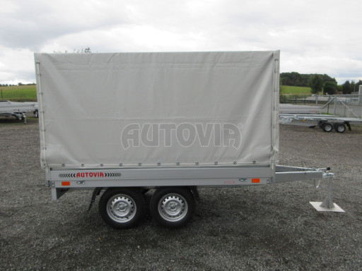 Dvounápravový přívěs s plachtou ZV 22 750kg N2 2,55x1,50/1,35