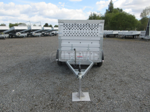 Nebrzděný přívěs AVM N2 2,52x1,30/1,20 nástavba, gitter+plachta, hever č.2