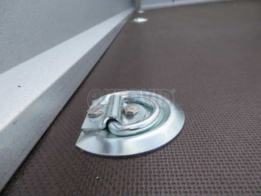 Nebrzděný přívěs AVM N2 2,52x1,30/1,20 nástavba, gitter+plachta, hever č.24