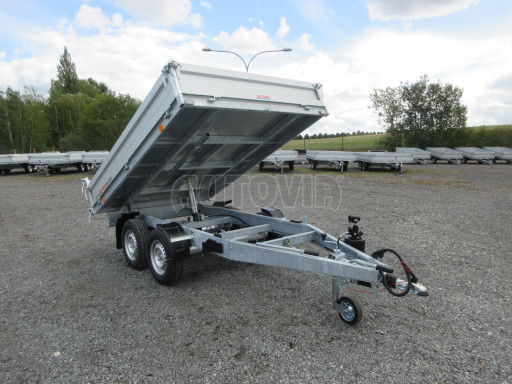 Sklápěcí přívěs VER SK 2,7T 2,65x1,76/0,30 ruč č.1