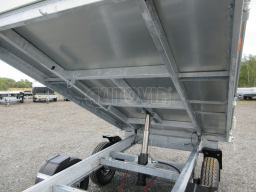 Sklápěcí přívěs VER SK 2,7T 2,65x1,76/0,30 ruč č.19