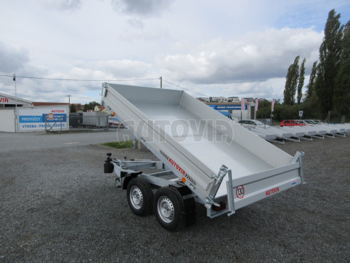 Sklápěcí přívěs VER SK 2,7T 2,65x1,76/0,30 ruč č.20