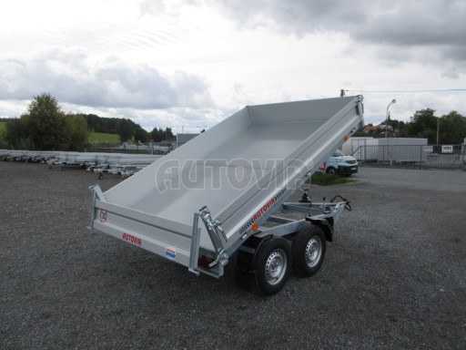 Sklápěcí přívěs VER SK 2,7T 2,65x1,76/0,30 ruč č.22
