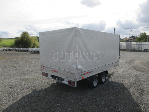 Přívěsný vozík s plachtou ZV 32 2,0T B2 3,00x1,80/1,33