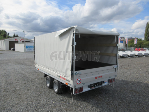 Přívěsný vozík s plachtou ZV 32 2,0T B2 3,00x1,80/1,33
