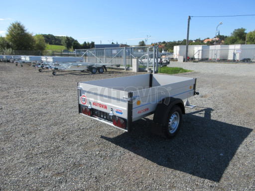 PROFI vozík s hliníkovými bočnicemi ZV 3 ALU 2,06x1,10/0,35