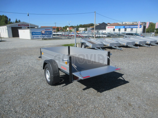 PROFI vozík s hliníkovými bočnicemi ZV 3 ALU 2,06x1,10/0,35