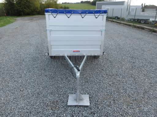 Jednoosý nebrzděný valník s 2x nástavbou bočnic HD 7 750kg 2,06x1,25/1,05 2ks nástavba plachta č.3