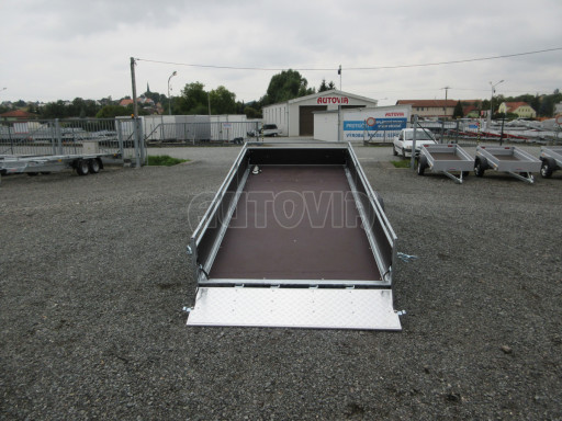 Brzděný sklopný valník ZV 31 1,3T B1 skl 3,60x1,60/0,30 stavitelná oj č.21