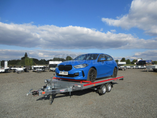 Hliníkový přepravník vozidel AD 2,7T 4,43x2,09 Red č.2