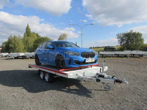 Hliníkový přepravník vozidel AD 2,7T 4,43x2,09 Red č.8