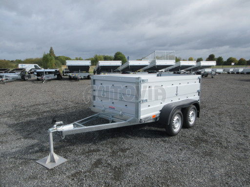 Nebrzděný přívěs AVM N2 2,52x1,30/0,70 nástavba č.3