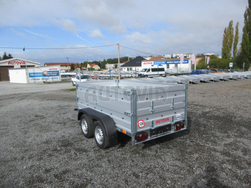 Nebrzděný přívěs AVM N2 2,52x1,30/0,70 nástavba č.5