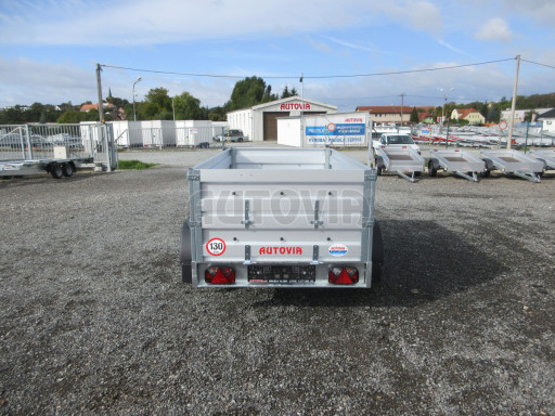 Nebrzděný přívěs AVM N2 2,52x1,30/0,70 nástavba č.6