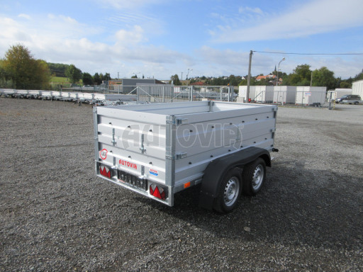 Nebrzděný přívěs AVM N2 2,52x1,30/0,70 nástavba č.7