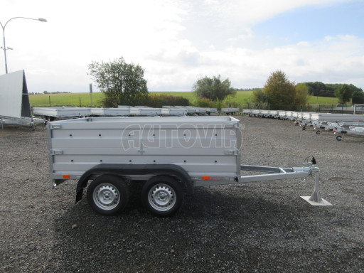 Nebrzděný přívěs AVM N2 2,52x1,30/0,70 nástavba č.8