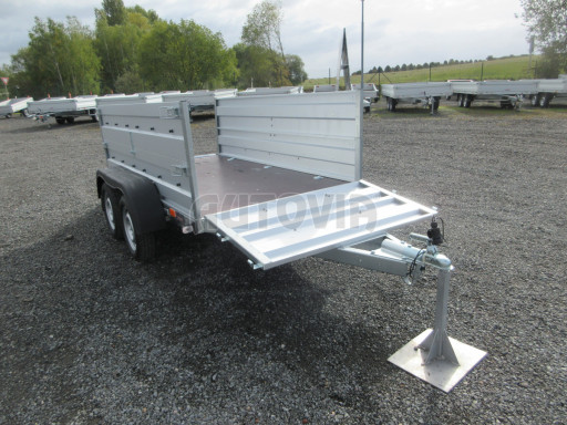 Nebrzděný přívěs AVM N2 2,52x1,30/0,70 nástavba č.9