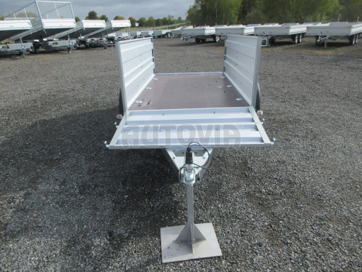 Nebrzděný přívěs AVM N2 2,52x1,30/0,70 nástavba č.10