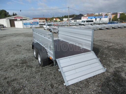 Nebrzděný přívěs AVM N2 2,52x1,30/0,70 nástavba č.12