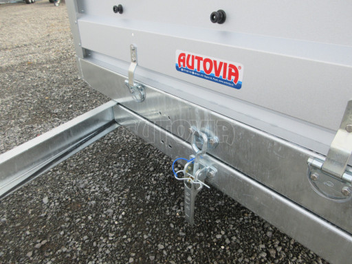 Nebrzděný přívěs AVM N2 2,52x1,30/0,70 nástavba č.17