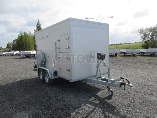 Přepravník hospodářských zvířat VER 2,7T 3,50x1,75/1,90 přepážka, naviják č.2
