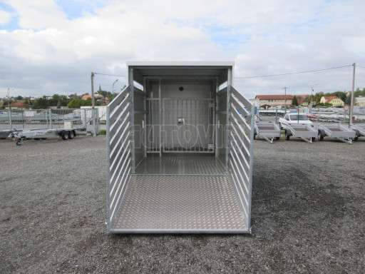 Přepravník hospodářských zvířat VER 2,7T 3,50x1,75/1,90 přepážka, naviják č.3