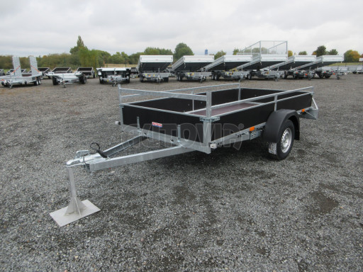 Nebrzděný jednoosý PROFI přívěs VA 750kg 3,01x1,48/0,30 RE POČ zes. náprava* č.20