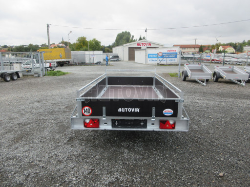 Nebrzděný jednoosý PROFI přívěs VA 750kg 3,01x1,48/0,30 RE POČ zes. náprava* č.23