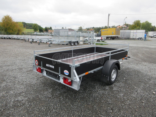 Nebrzděný jednoosý PROFI přívěs VA 750kg 3,01x1,48/0,30 RE POČ zes. náprava* č.24