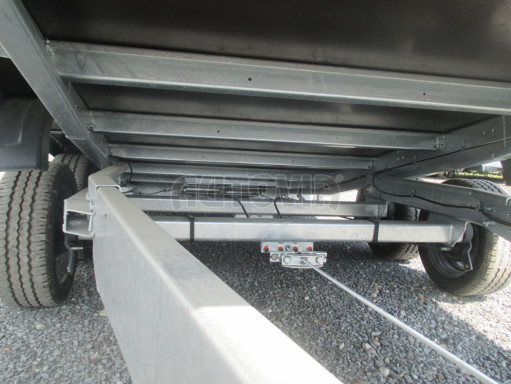 Přívěsný vozík sklopný s plachtou AD 2,7T 4,17x2,09/1,90 úkos
