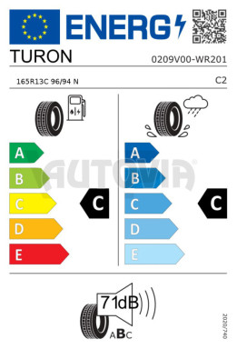 Kolo 165 R13 C 96N, Turon TrailerMove 201 M+S, 4,5J, ET30, 112x5 č.2