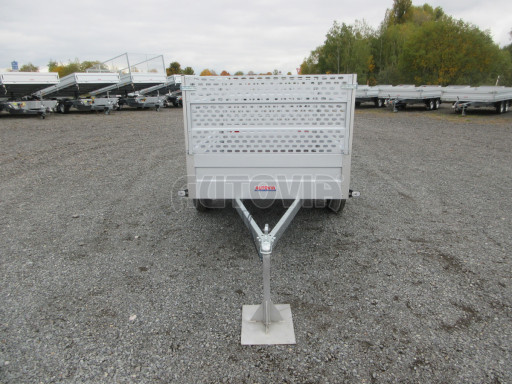 Jednoosý nebrzděný nákladní přívěs HD 8 750kg 2,27x1,25/0,95 Gitter nástavba č.2