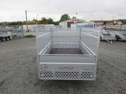 Jednoosý nebrzděný nákladní přívěs HD 8 750kg 2,27x1,25/0,95 Gitter nástavba č.10