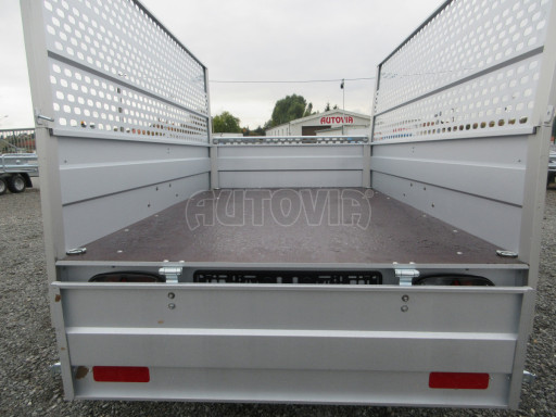 Jednoosý nebrzděný nákladní přívěs HD 8 750kg 2,27x1,25/0,95 Gitter nástavba č.12