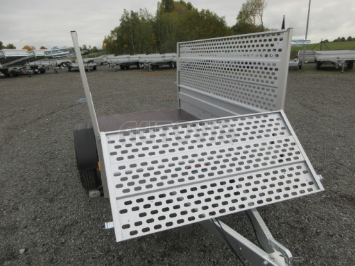 Jednoosý nebrzděný nákladní přívěs HD 8 750kg 2,27x1,25/0,95 Gitter nástavba č.13