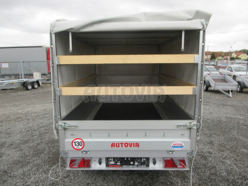 Přívěs za auto s plachtou ZV 22 2,7T B2 2,55x1,50/1,35 10