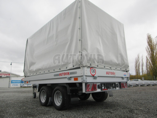 Přívěs za auto s plachtou ZV 22 2,7T B2 2,55x1,50/1,35 10
